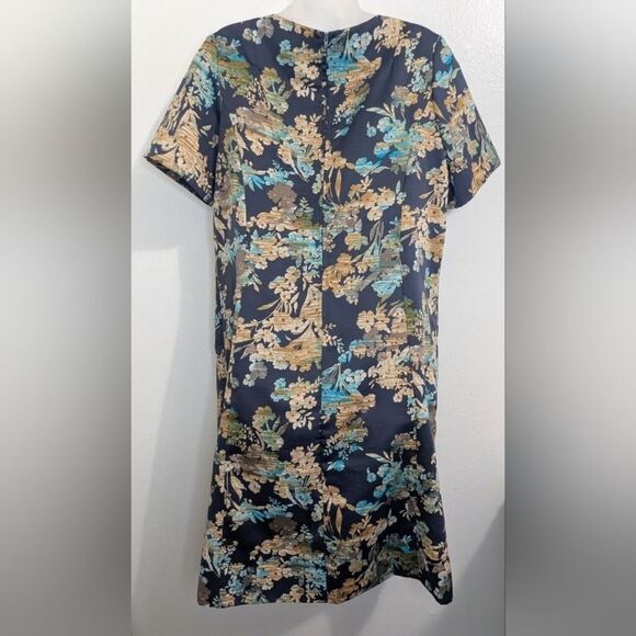 VTG A Mendel 60s 70s Floral Nap Maximalist 80s Fairy Whimsical Garden Dress O/S - Picture 7 of 7